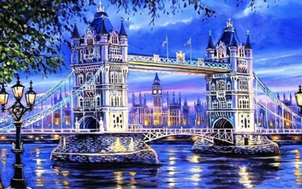 Diamond Painting London Tower Bridge
